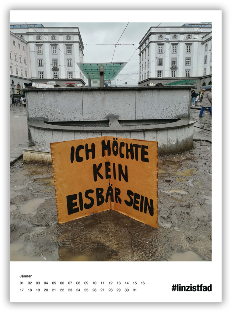 Linz ist fad Kalender Jänner