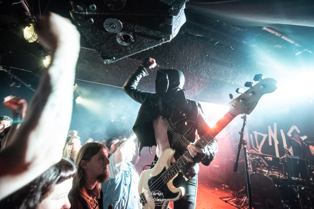 US Black/Speed Metal band MIDNIGHT playing in Viper Room Vienna, Austria on 28 May 2022.