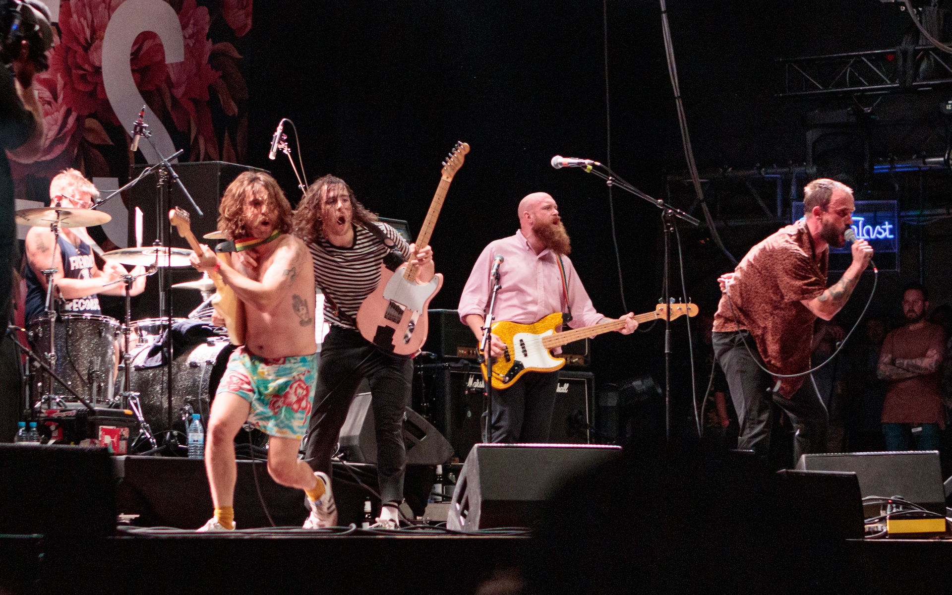 Idles auf der Hauptbühne am Haldern Pop Festival 2019.