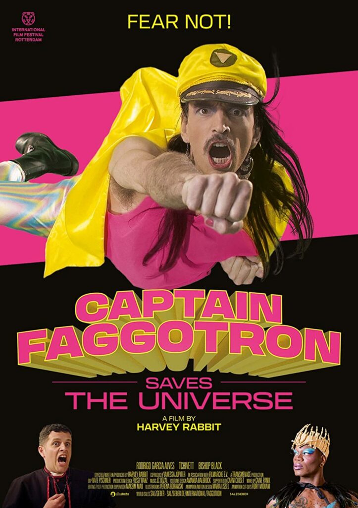 Filmposter zu Captain Faggotron saves the Universe