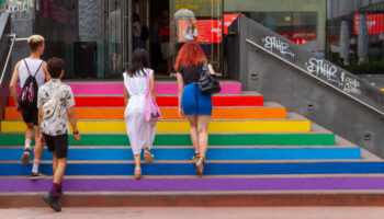 Eingang zur Ausstellung Queer im OK Linz