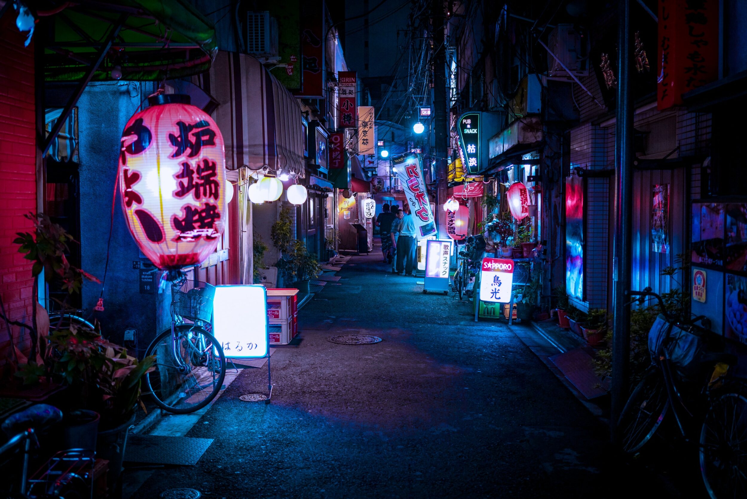 Seitengasse in Tokio